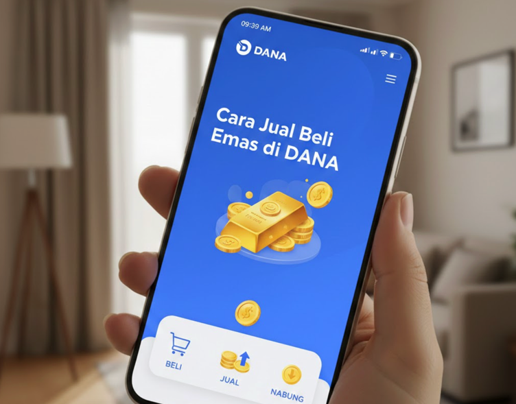 Cara Jual Beli Emas di DANA